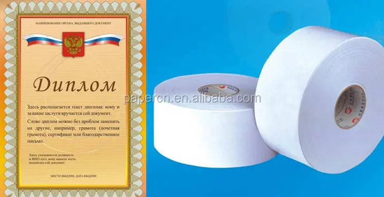 75% cotton 25 %% linen anti-counterfeiting thread paper, custom anti-counterfeiting watermark paper, special paper