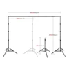 Background Frame System Stands Studio with Carry bag 2.6*3M/8.5ft*10ft Photo Studio Aluminum Backdrop Support