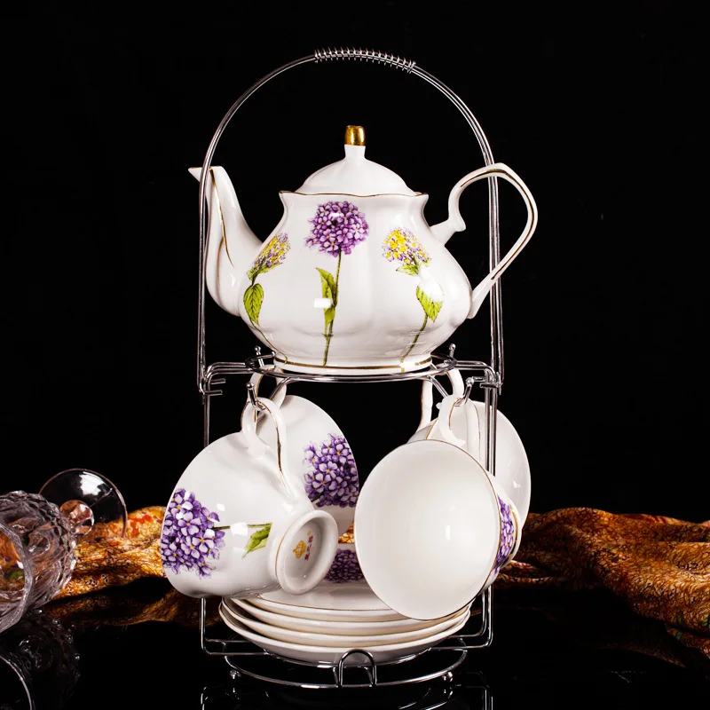 Royal Style Tea Sets With Flower Pattern For Gifts Buy Royal