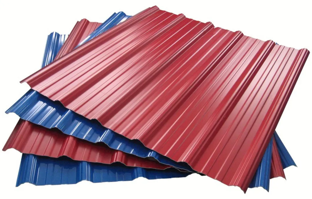 Dx51d Z120 Ppgi Prepainted Corrugated Steel Sheet For Roofing Building