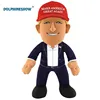 Make American Great Toy President Donald Pet Chew Toy Plush Rag Trump Doll With Hat Custom Cute Stuffed Plush Human Doll Toys