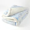 Micro mink quilted throw Microfiber quilt
