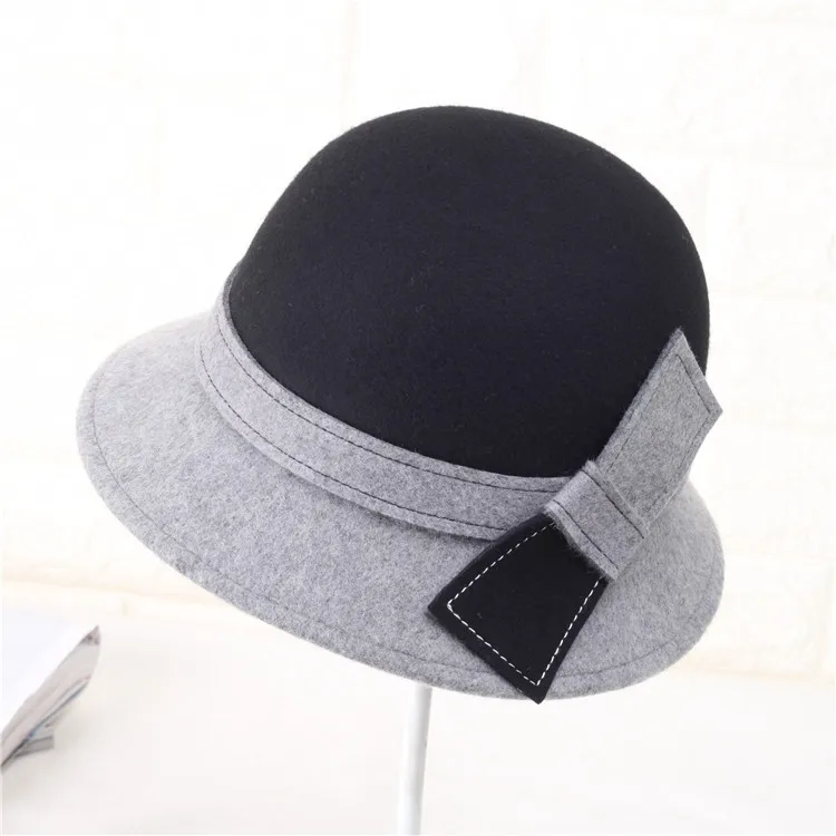 High Quality Wool Felt Church Hats Cloche Hat Women Hat