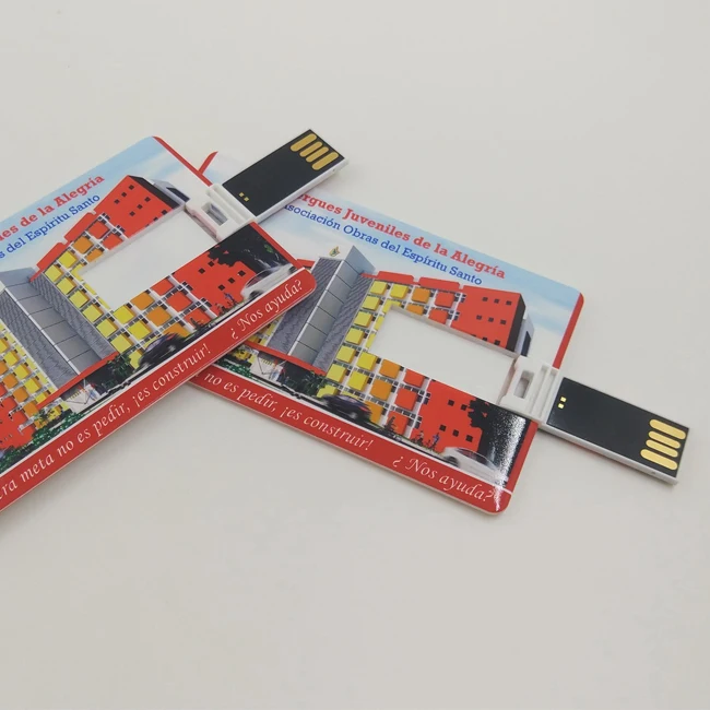 Plastic Blank Business Card USB Stick - 2GB to 32GB
