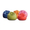 CE approved comfortable elastic Spandex cotton canvas mix fabric elastic soft home furniture pouf bean bag living room sofa