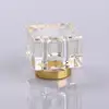 Transparent Square Surlyn PP Luxury Perfume Cap