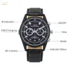 1920*1080 Night Vision IP54 Resistance waterproof camera watch