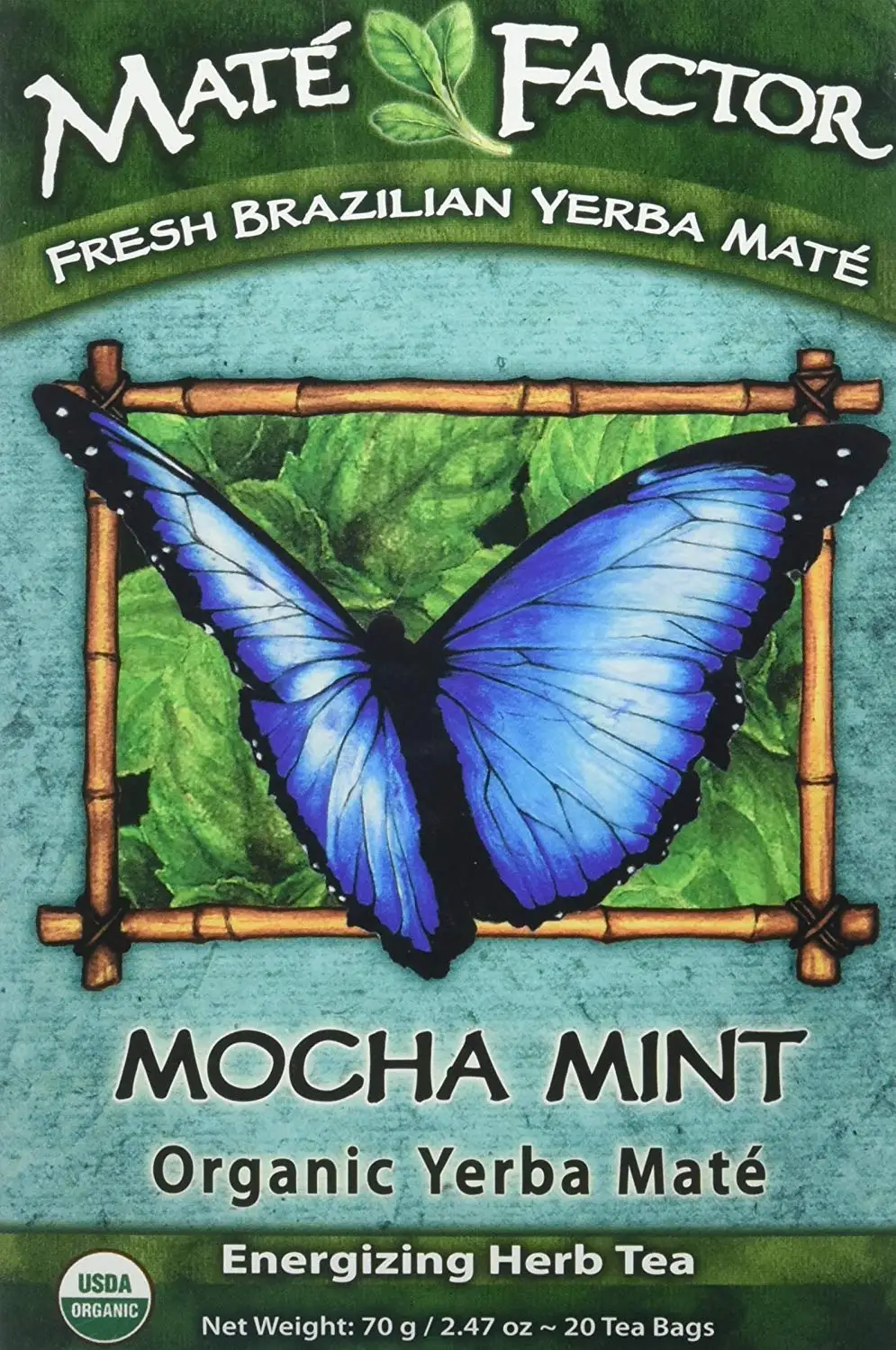Get Quotations · Mate Factor Organic Yerba Mate Mocha Mint 20 Bag(S)