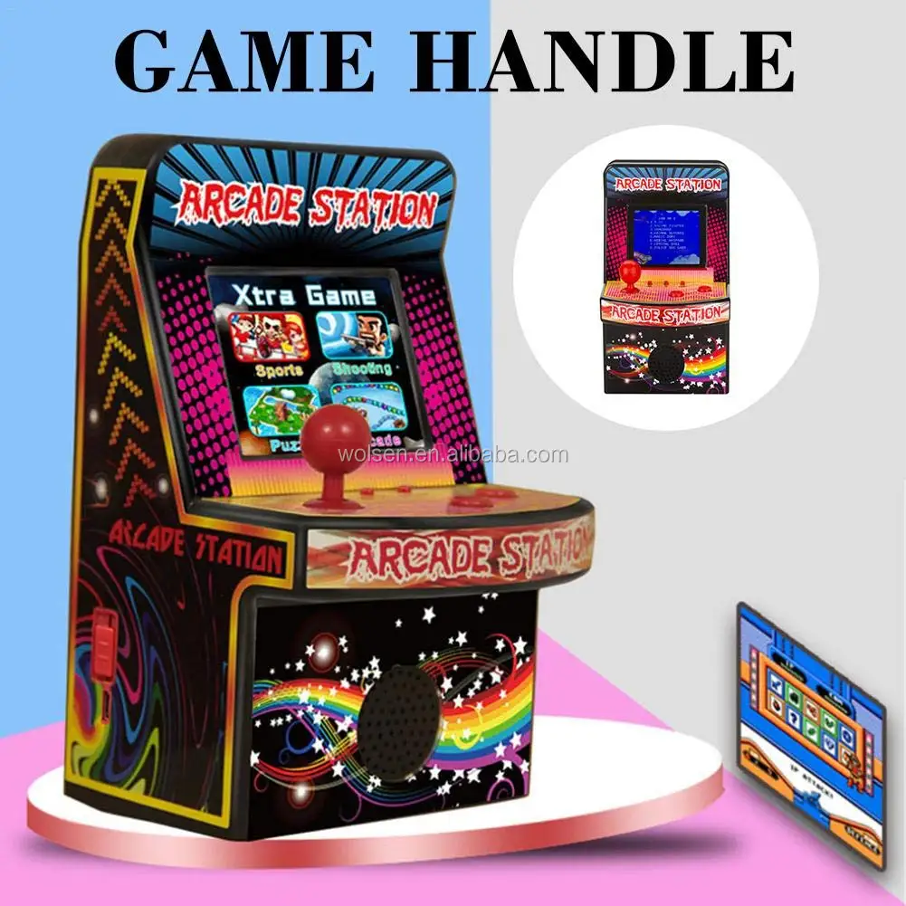 2.5'' Color Screen Mini Retro Arcade Classic Portable Arcade Station