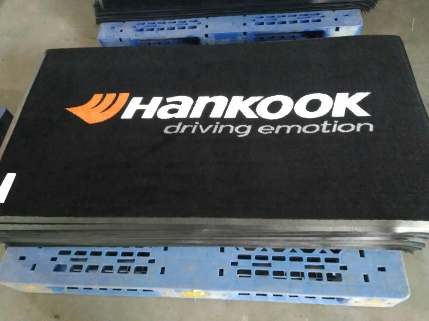 Custom Printed Race Car Garage Pit Mat Moto Dirt Track Nylon Rubber