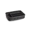 cheap black plastic weaving bread basket for sale