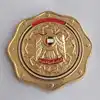 Wholesale 2018 UAE National Day Items Flower Edge Eagle Metal Badge Brooch Customization Maker