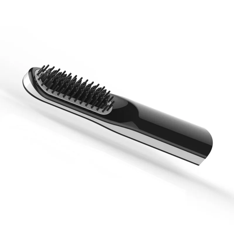 hair straightener brush battery operated