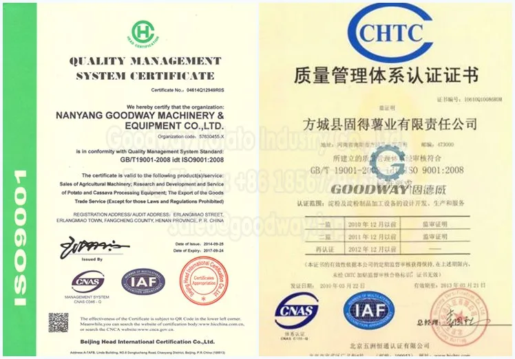 Sago starch factory/sago starch plant/sago starch machinery