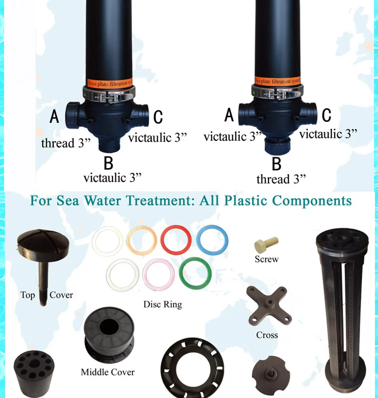 Easy Installation Auto Backwash Fish Pond Filter For Swimming Pool With