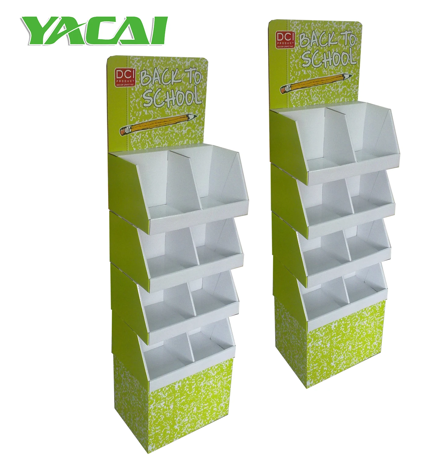 Shop Stationery Corrugated Carton Display Shelves,Point Of Purchase