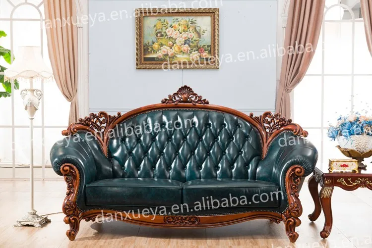 Imperial Italian Palace Hotel Room Leather Rococo Sofa Imperial Italian Palace Hotel Room Leather Rococo Sofa