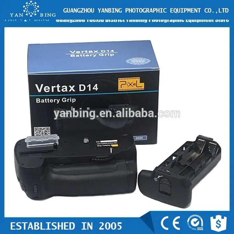 PIXEL vertax holder pack D14 battery grip for NIKON D600 D610 MB-D14