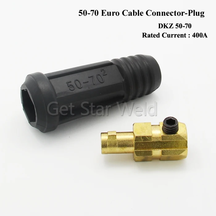 Male And Female 5070 Welding Cable Connectors/euro Type Welding Torch