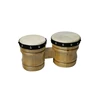 Wooden percussion instruments bongo drum