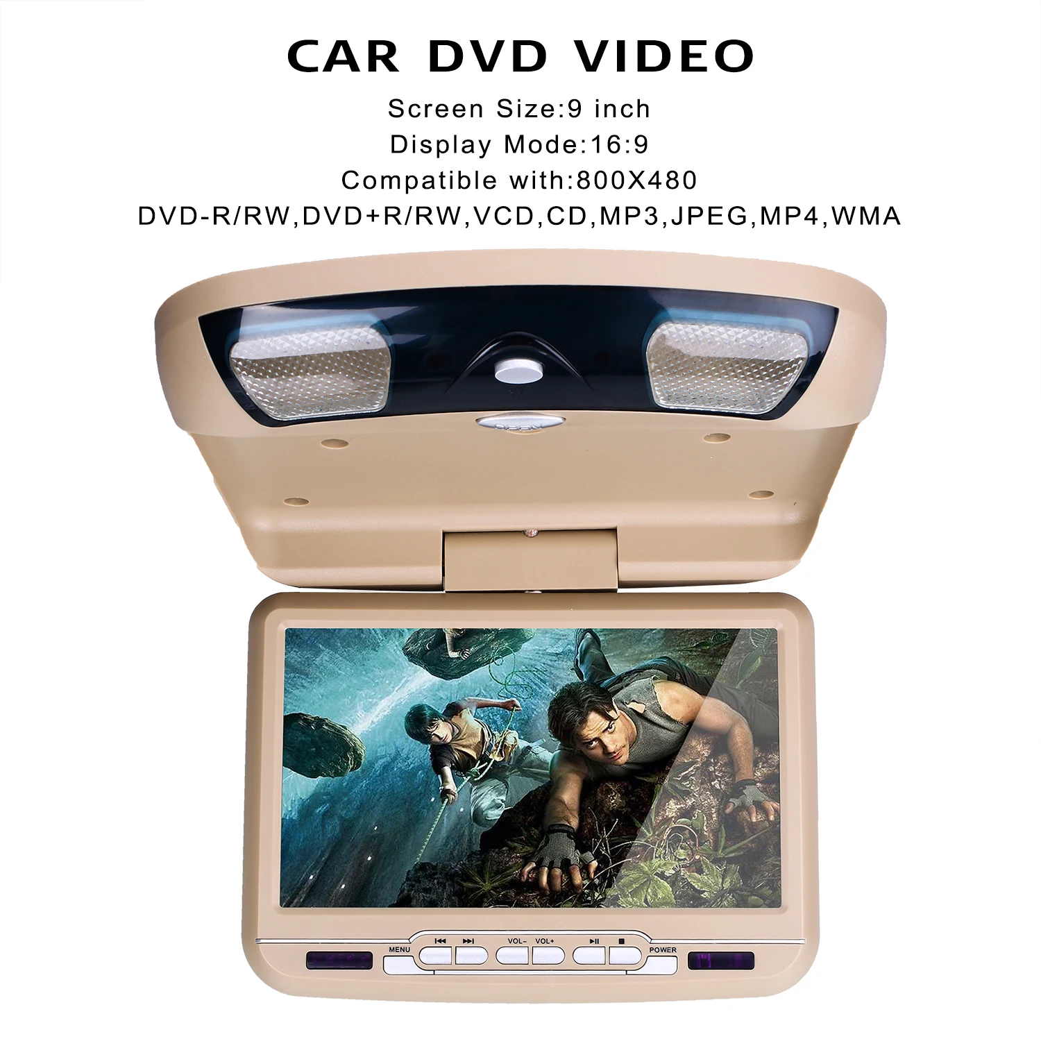 Digital Screen 9 Inch Roof Mount Monitor Car Ceiling Dvd Player With Usb Sd Tv Ir Fm Buy Car Ceiling Dvd Player 9 Inch Car Ceiling Dvd Player Car