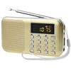 Factory best gift small pocket mp3 music player speaker fm radio usb sd card reader speaker