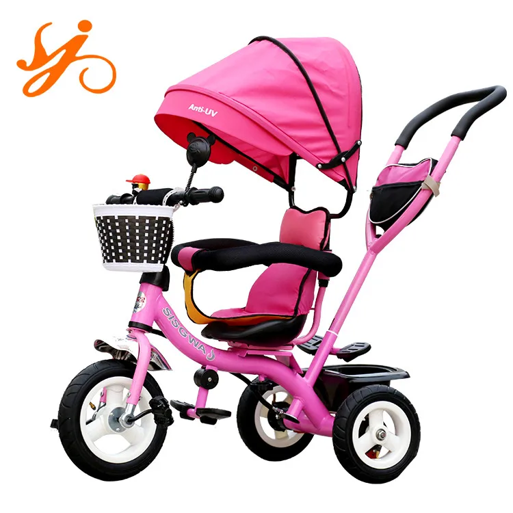 tricycle with baby carrier