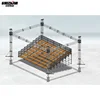 China Manufacturer easy install steel seating bench grandstand