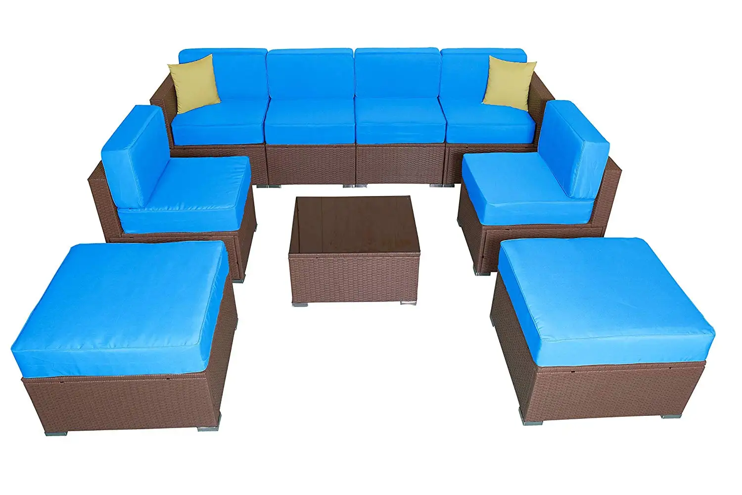 Child Size Wicker Chair Find Deals On Get Quotations Mcombo 6082 9pc Ger Size Outdoor Furniture Luxury Patio Thick 6 Cushions Wicker