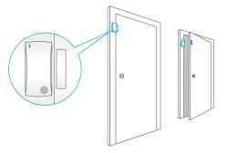 door sensor installation