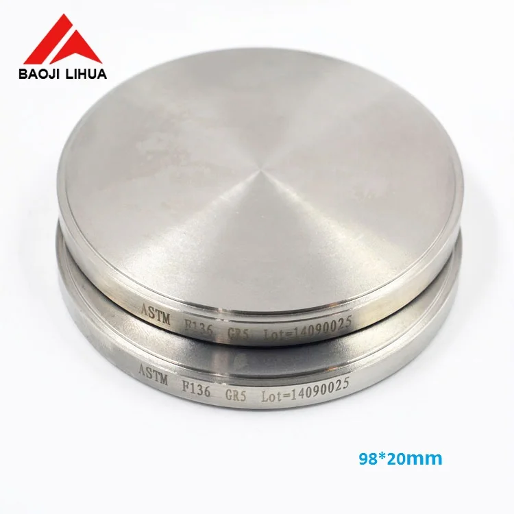 Gr5 Eli high quality dental titanium block 98mm 98.5mm price