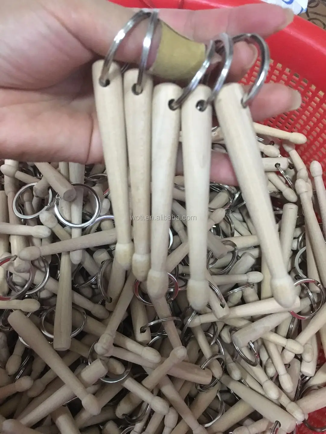 Factory Custom Logo On Ecofriendly Wood Smart Mini Drum Sticks