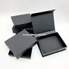 Custom Small Black Kraft Package Wallet Clothes Wig Gift Paper Box