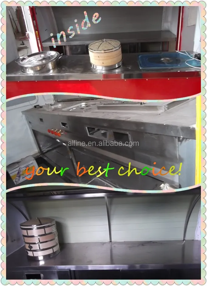 Modern New Design Outdoor Fast Food Mobile Kitchen Trailer With Ce