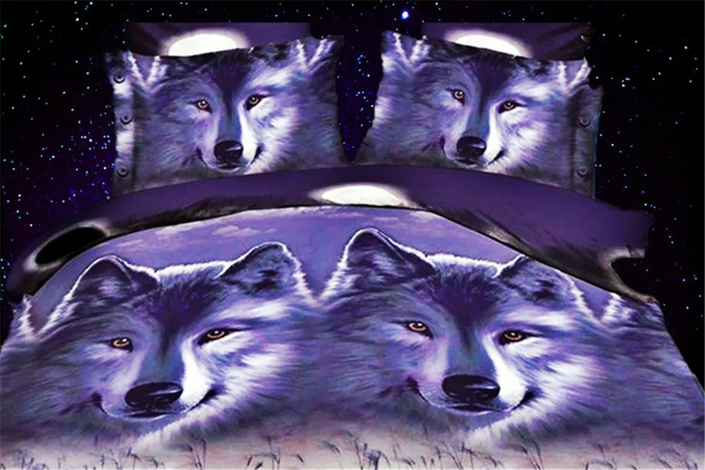 Online Get Cheap Wolf Print Bedding -Aliexpress.com