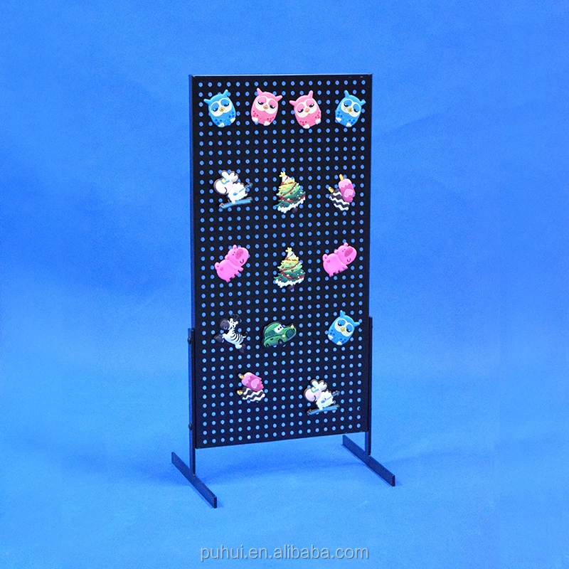 Steel Powder Coated Pegboard Countertop Display for