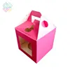 Wholesale Custom Cookie Dough Pizza Hut Pancake Pastry Loaf Bread Cake Pop Cake Slice Packaging With Window