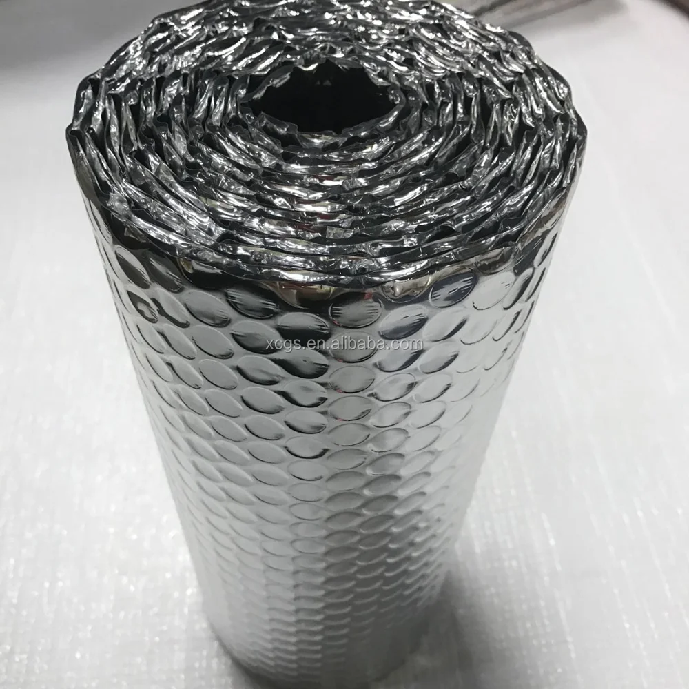House Aluminum Foil Bubble Thermal Wrap Insulation/fireproof Silver