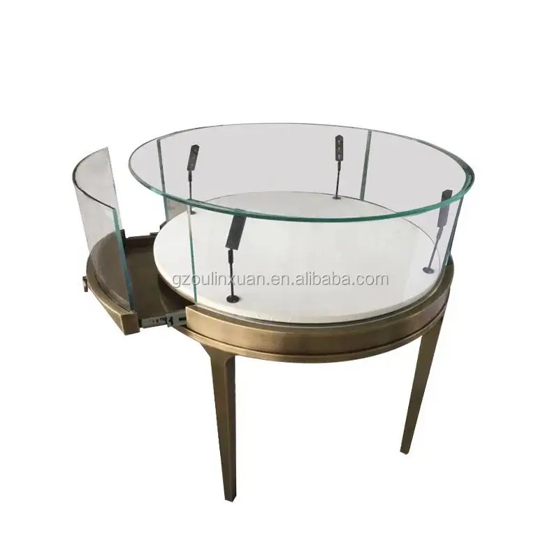 Modern Luxury Wood Glass Jewellery Display Showcase /beautiful Jewelry