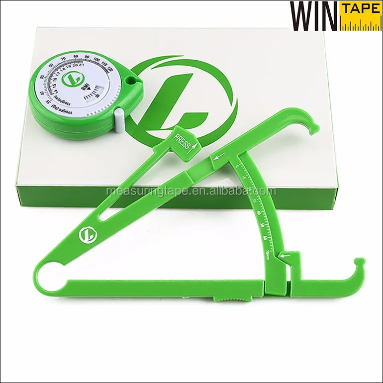 Custom Digital Body Fat Vernier Caliper And Bmi Tape Measure Set Ruler
