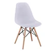 GUYOU Y-4002 fresh style classical design best price wooden legs Shell Lounge Plastic Dining Chair for Kitchen