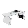 2018 manufacturer custom acrylic trunk coffee table computer table with Good quality