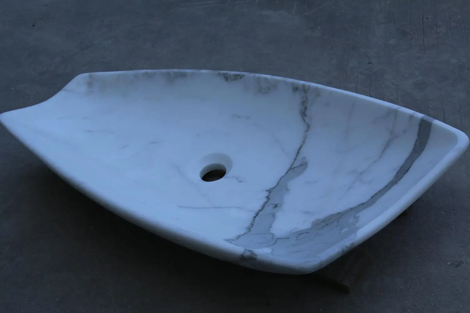天然石中国白色大理石洗手盆水槽