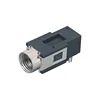 6.35mm female audio jack socket/mono/stereo jack with RoHs