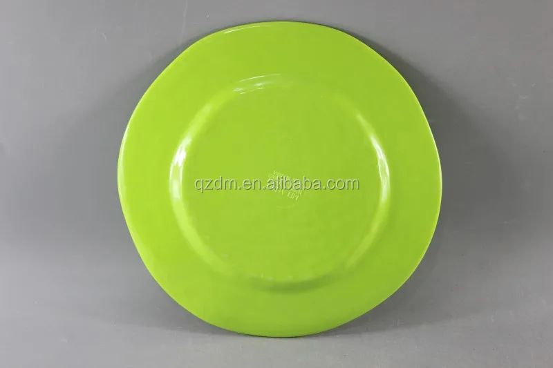 Unbreakable Accidented Melamine Dinner Plate