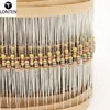 Lonten Best Promotion 1 Pack 1/4W Resistance 50Values 2500Pcs 1% 0.25W Metal Film Resistor Kit Assortment/Set Each 50Pcs