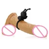 stretch strong vibrating penis bullet cock ring, erotic sex toys for men delay, men cock ring