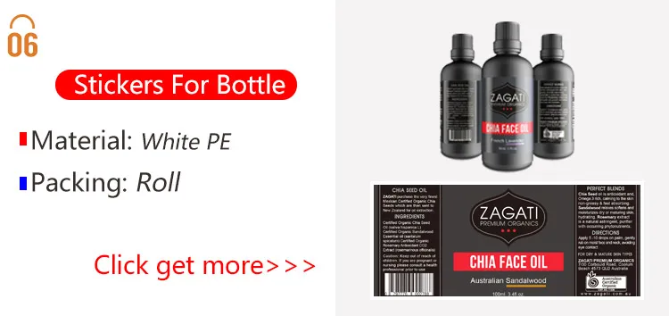 Custom Transparent Beverage Labels Heat Shrink Logo Sticker For Bottle