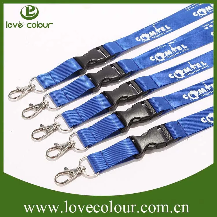 Custom Nylon Material Lanyard Neck Strap Key Chain - Buy Neck Strap Key ...