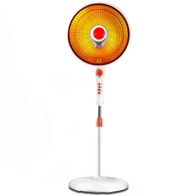 Standing carbon fiber electric fan heater adjustable Freestand fan shaped Oscillating 900w infrared heater